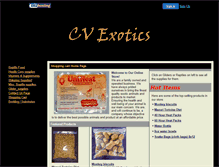 Tablet Screenshot of cvexotics.safewebshop.com